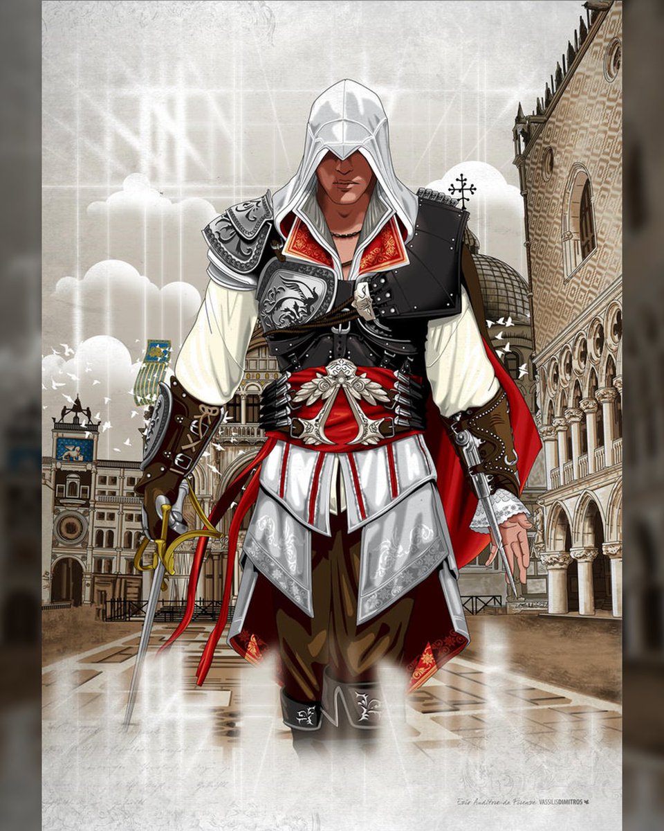 AssassinsFR's tweet photo. Regardez ces incroyables créations par @VDimitros 🤩🖌️

On commence par les premiers jeux, qui veut une partie 2 ? 👀 https://t.co/TJhG27AXRe