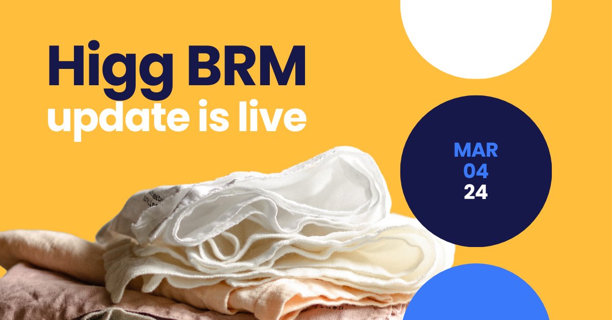 The Higg BRM update is LIVE! The Higg BRM is the leading framework specific to the textile, apparel, and footwear industry designed for brands and retailers to evaluate, assess, and improve ESG performance. #HiggIndex cascale.org/resources/pres…