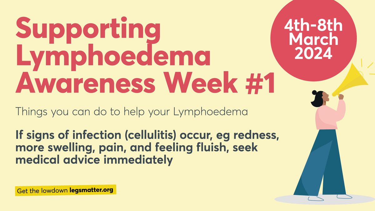 We are supporting #LymphoedemaAwareness Week! legsmatter.org/information-an… #lymphoedema #LAW2024 #WorldLymphoedemaDay