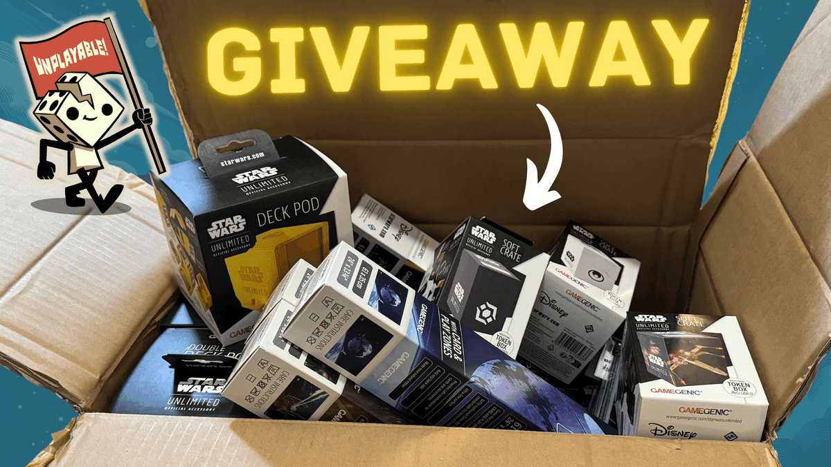 ✨Want this box of awesome <a href="/Gamegenic_/">Gamegenic</a>  x <a href="/UnlimitedFFG/">Star Wars: Unlimited by FFG</a> products? 

Follow, repost, subscribe on YouTube and check out our video at the link below! ⤵️