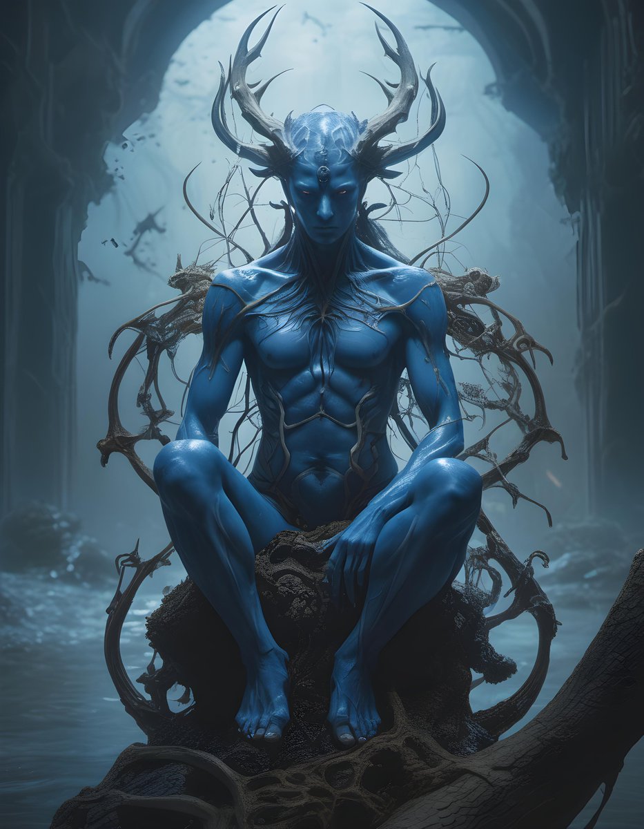 kotchovision's tweet photo. Unearthed a gem from my drafts – behold #Namiel, the water demon! His disdain for those who defile the waters is written all over his face. #WaterDemon #DiabolicEncounters #ArtisticExpression #CreativeCommunity #Ai #AiArt #AiArtCommunity #AiArtwork #StableDiffusion @MageSpace_ https://t.co/0nIkgUqrlw