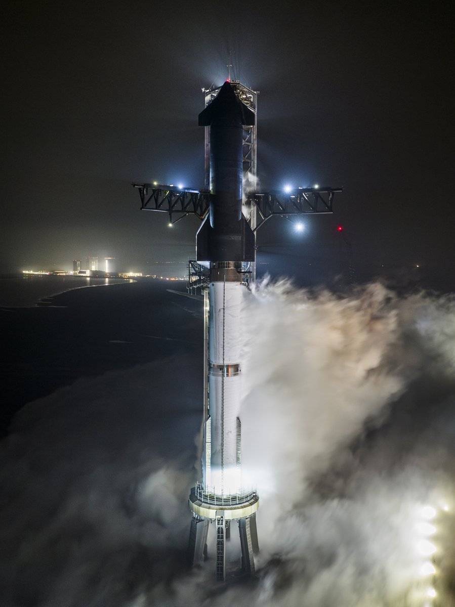Starship completed its rehearsal for launch, loading more than 10 million pounds of propellant on Starship and Super Heavy and taking the flight-like countdown to T-10 seconds