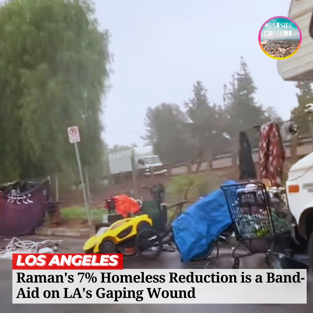 WestsideCurrent's tweet image. Raman boasts 7% progress amidst LA's worsening homelessness crisis and skyrocketing city spending. It's like putting a band-aid on a gaping wound. Residents demand real solutions, not token gestures. #LaHomelessness

Read More: westsidecurrent.com/news/column-ra…