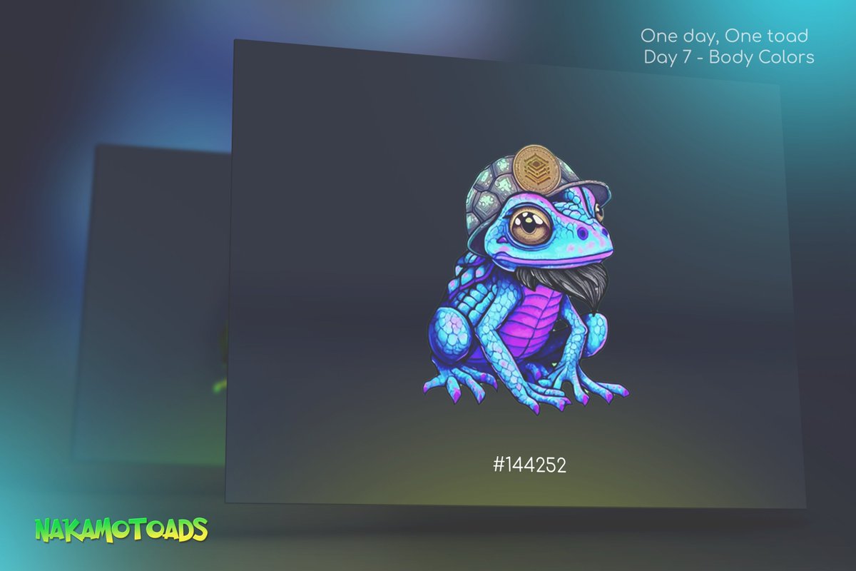 Nakamotoads's tweet photo. GM Toads! ๐ธ Here is a quiz for a free WL! How many body colors can you find in the collection?
Parent collection :
https://t.co/kA10INs1QL
#Stacks #sOrdinals #Ordinals #Nakamoto #NakamotoUpgrade https://t.co/9GBCeJaYJ4