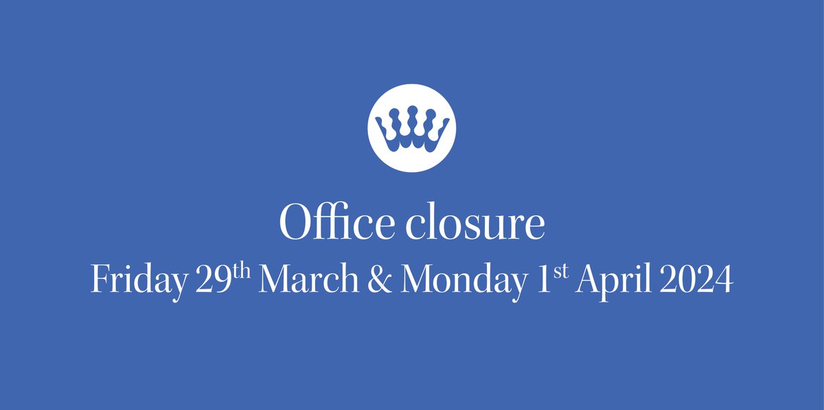 RSCDS Dance Scottish (@rscdsdancescot) on Twitter photo The RSCDS office will be closed for the Easter Bank Holidays on Friday 29th March and Monday 1st April 2024. We will reopen on Tuesday 2nd April.
#DanceScottish #RSCDS100 #BankHolidays
#OfficeClosure The RSCDS office will be closed for the Easter Bank Holidays on Friday 29th March and Monday 1st April 2024. We will reopen on Tuesday 2nd April.
#DanceScottish #RSCDS100 #BankHolidays
#OfficeClosure