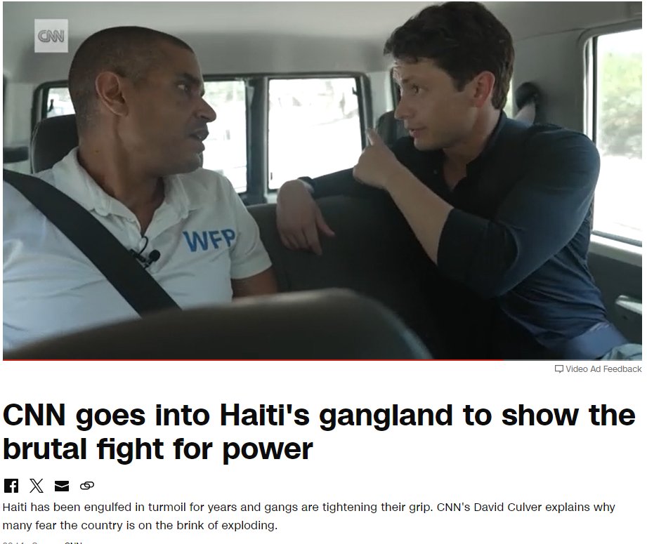 WFP_Haiti's tweet photo. .@CNN travelled to Jérémie, Haiti 🇭🇹, with @WFP and  Jean-Martin Bauer, Haiti Country Director, where they witnessed how recent violence and unrest is affecting WFP's ability to assist Haitians who really need our help.

📺➡️https://t.co/kplVV4uHk4

 @WFP_Media https://t.co/uWu1AwGfEN