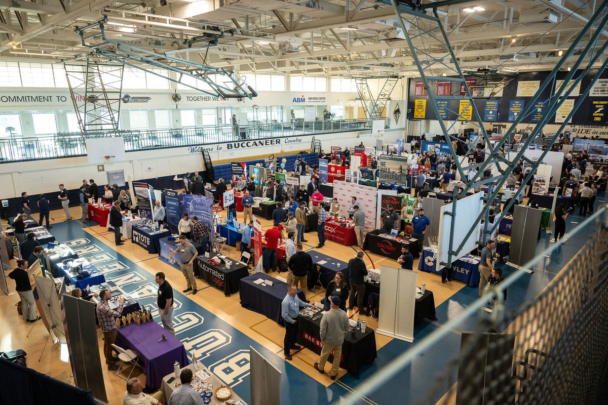 MMAAdmissions's tweet photo. Last month's Career Fair brought over 150 companies to campus looking to connect with our cadets. Interested to see who was here? Check out the list on our website: https://t.co/ozvechLsr2