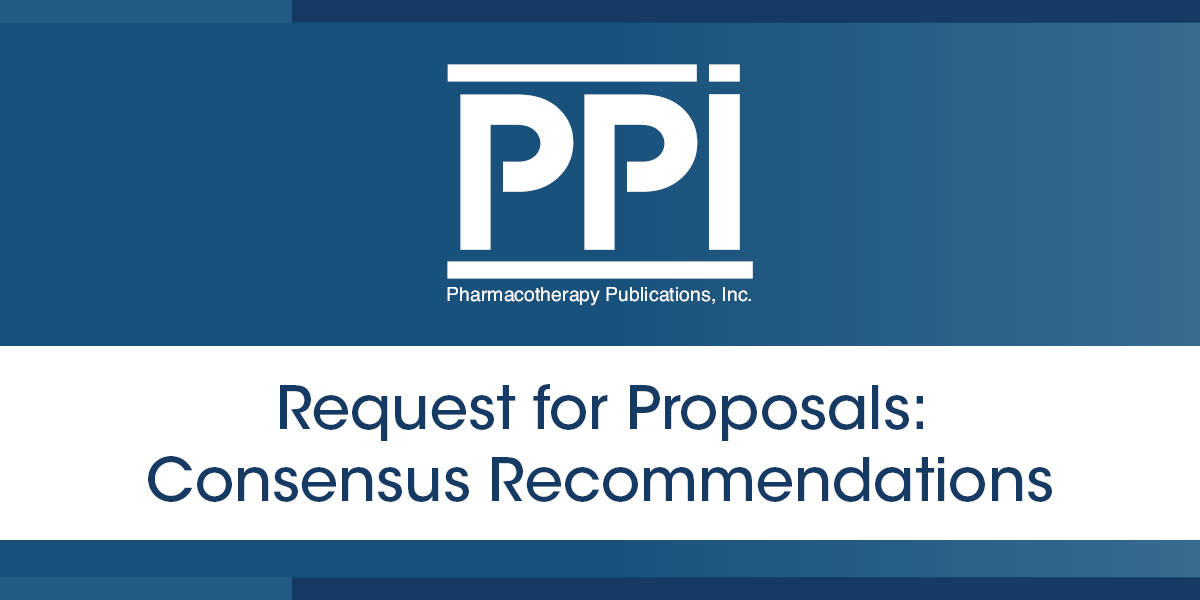 Pharmacotherapy Publications, Inc. is calling for proposals for both ACCP journals! @PharmacoJournal seeks drug-/drug class-specific consensus recommendations and @JACCPJournal seeks clinical pharmacy practice consensus recommendations. Learn more: ow.ly/gAHM50QF6O5