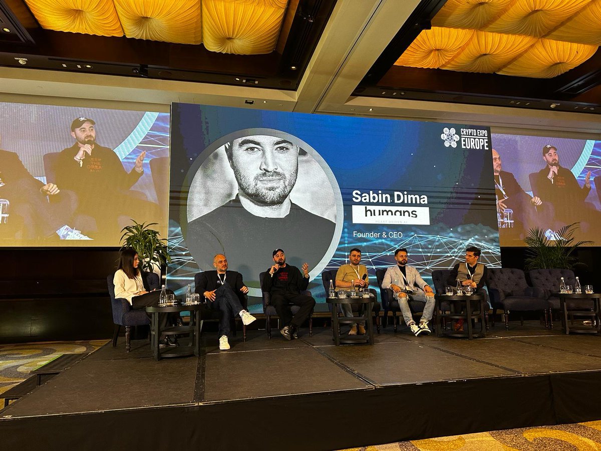 1/2
Humans.ai leads the discussion on AI and Blockchain at <a href="/CryptoExpoEu/">CryptoExpoEurope</a> 2024!