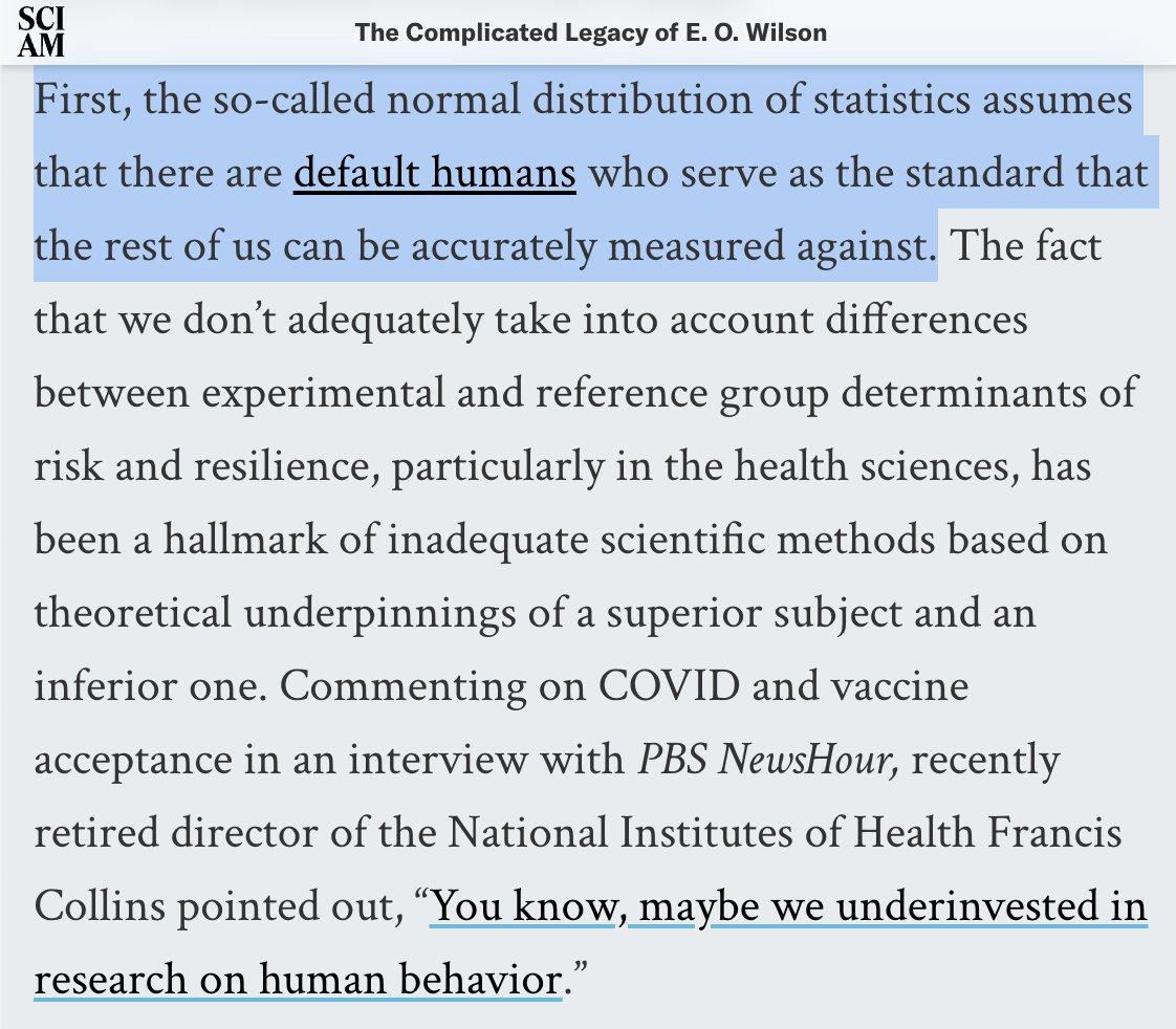 Somebody told me this was a quote published in Scientific American and I was so skeptical I had to Google it and see.

Unbelievable.