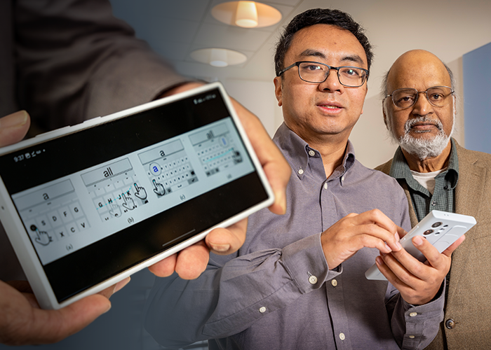 Congrats @XiaojunBi and IV Ramakrishnan on your $1.3M NIH accessibility award which will help smartphone users who are blind. @stonybrooku @CEASSBU bit.ly/3P6Aetl