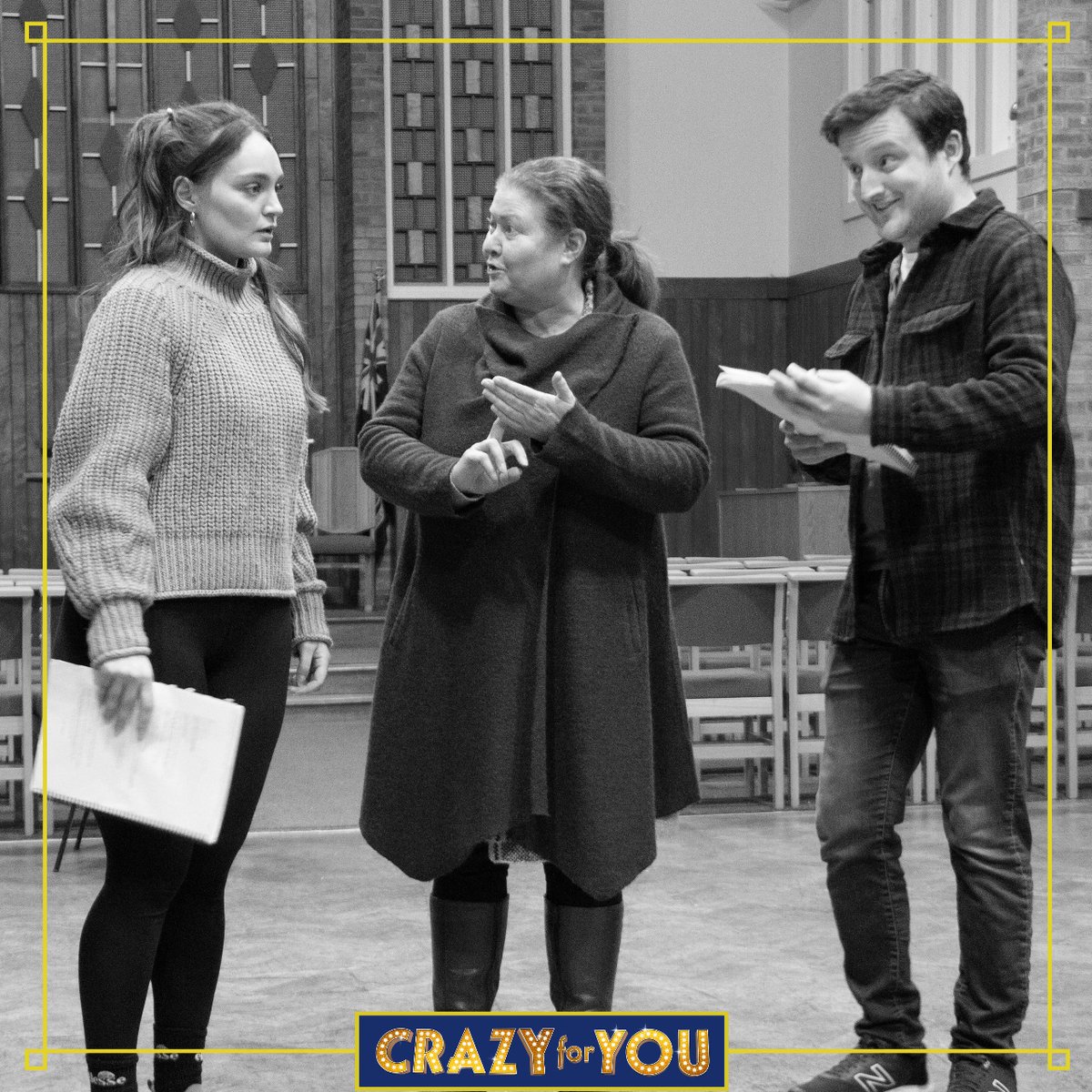 Here's a sneak peek inside the rehearsal room of our hilarious and joyous production of 'Crazy For You'! ⭐

The Gershwin musical full of laughs, dancing and musical theatre's best songs! 

Coming to <a href="/NewTheatreHull/">Hull New Theatre</a> 19-23 March - tickets from ONLY £15!

i.mtr.cool/awmbbmbqcy