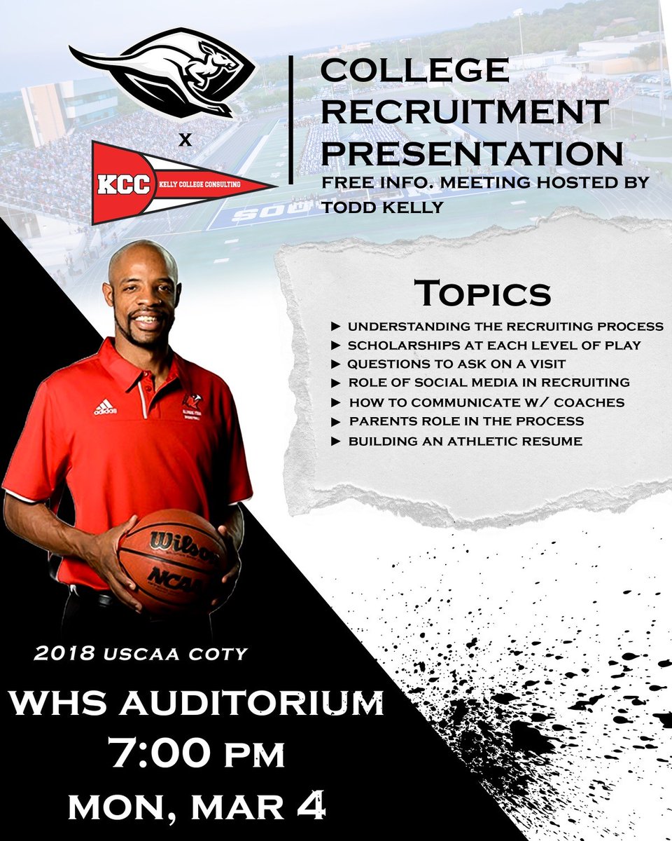 REMINDER

This is tonight for ALL WISD Athletes and it is FREE.  He will start at 7 and it will be about a 45 minute presentation.  

HE ALSO ISN'T SELLING ANYTHING ADDITIONAL TO THE PROGRAM.

Enter in the Durant Auditorium entrance (Door 8)