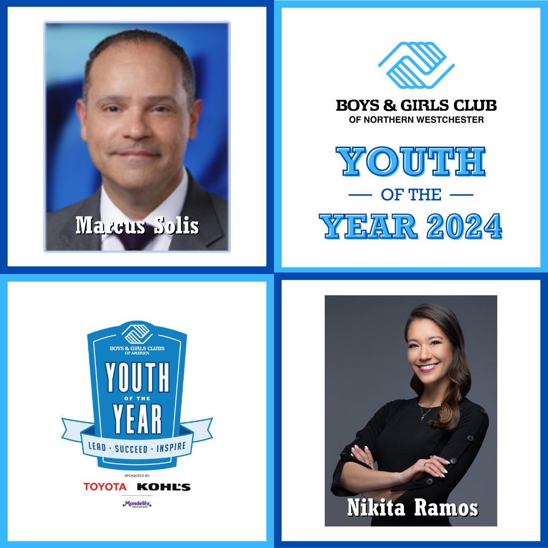 We are so thrilled to announce that @nikitaramostv, Anchor for News 12 Westchester, and @marcussolis7, Reporter for WABC news, will be joining us as judges for our 29th annual Youth of the Year competition! Follow us on Instagram or Facebook for more info! #bgcnw #youthoftheyear