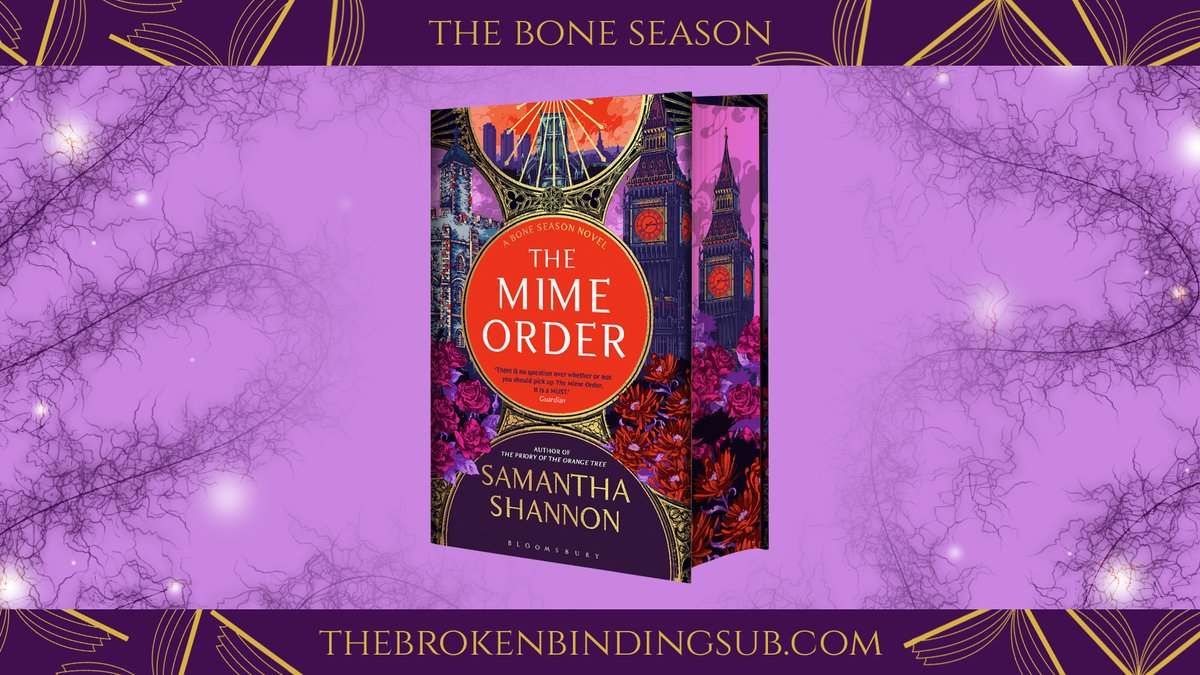 Starting with The Mime Order by Samantha Shannon - @say_shannon You can now pre-order this as part of The Bone Season 2-Pack... thebrokenbindingsub.com/products/the-b…