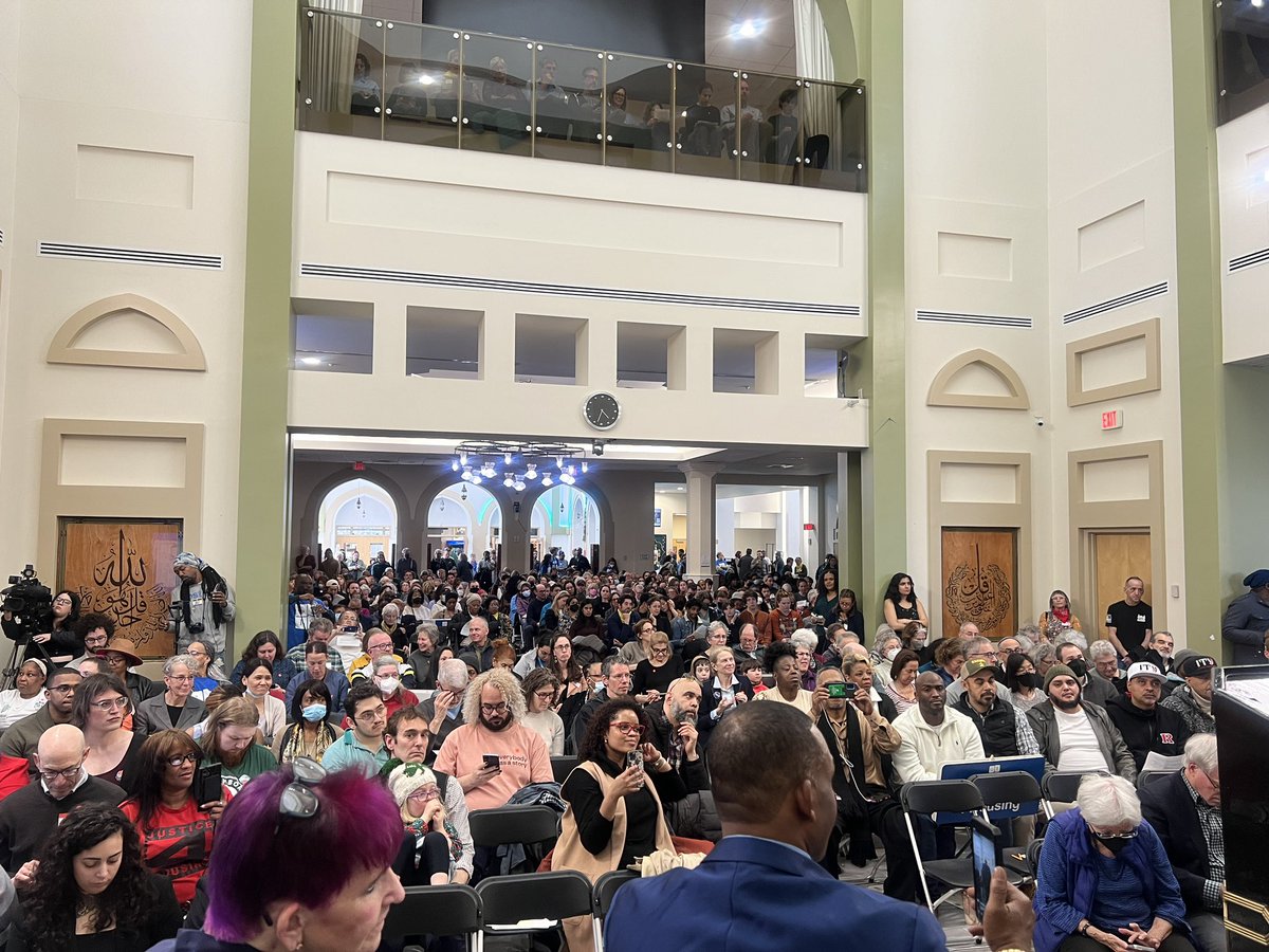 It was a joy to speak to 1,700+ people at yesterday’s GBIO Housing Justice Campaign gathering at the Islamic Society of Boston. In my remarks, I celebrated the fact that we are now closer than ever to passing a Local Option Real Estate Transfer Fee to fund local affordable