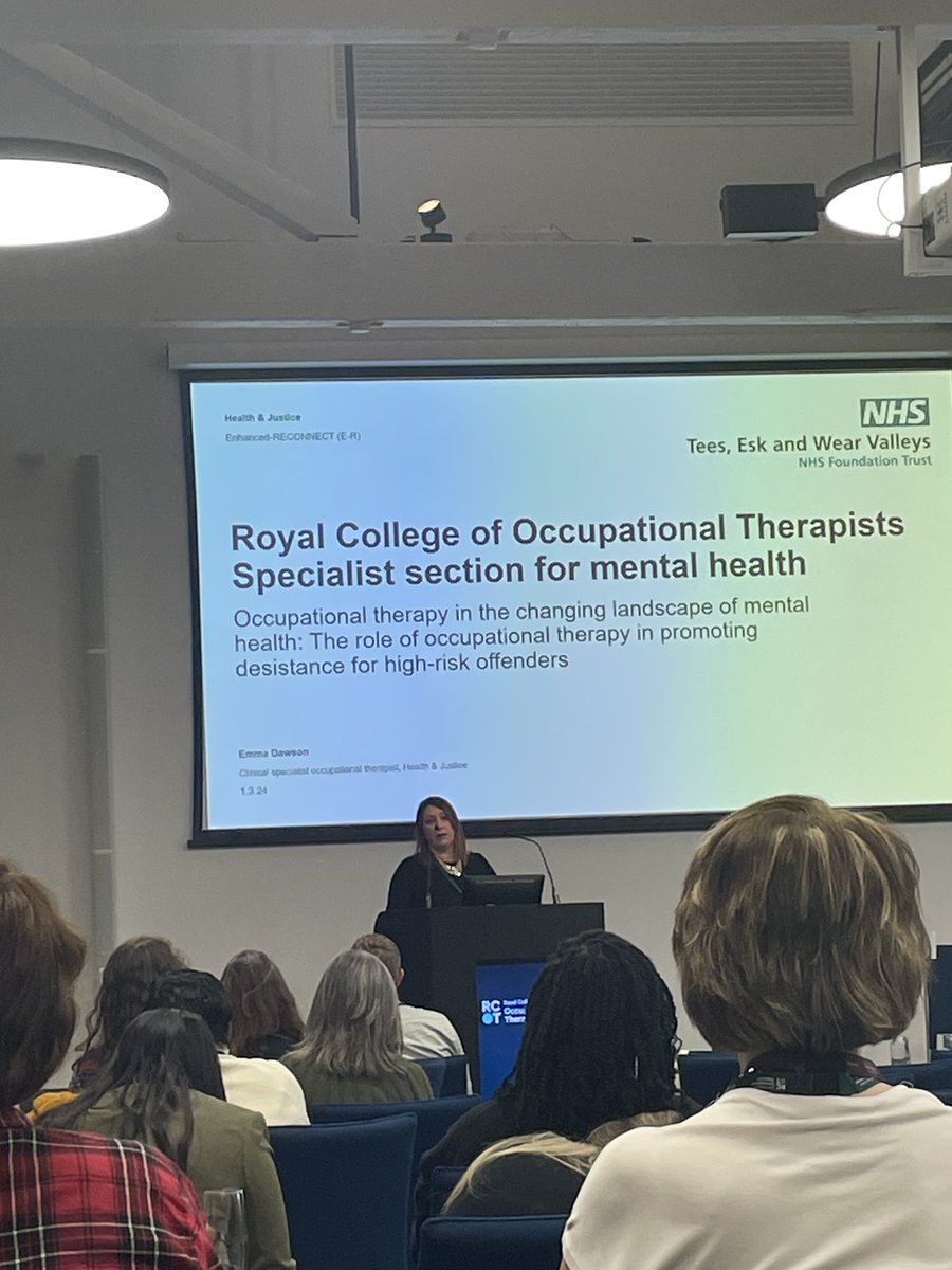 Charlotte French OT (@charfrenchot) on Twitter photo What a fantastic Friday <a href="/emmadawsot/">Emma Dawson</a> and I had presenting about our <a href="/TEWV/">Tees, Esk & Wear Valleys NHS Foundation Trust</a> Health and Justice OT service, sharing how we are translating OT theory into health and justice practice and spotlighting the role of OT in supporting prison leavers part of the Enhanced Reconnect Service! What a fantastic Friday <a href="/emmadawsot/">Emma Dawson</a> and I had presenting about our <a href="/TEWV/">Tees, Esk & Wear Valleys NHS Foundation Trust</a> Health and Justice OT service, sharing how we are translating OT theory into health and justice practice and spotlighting the role of OT in supporting prison leavers part of the Enhanced Reconnect Service!