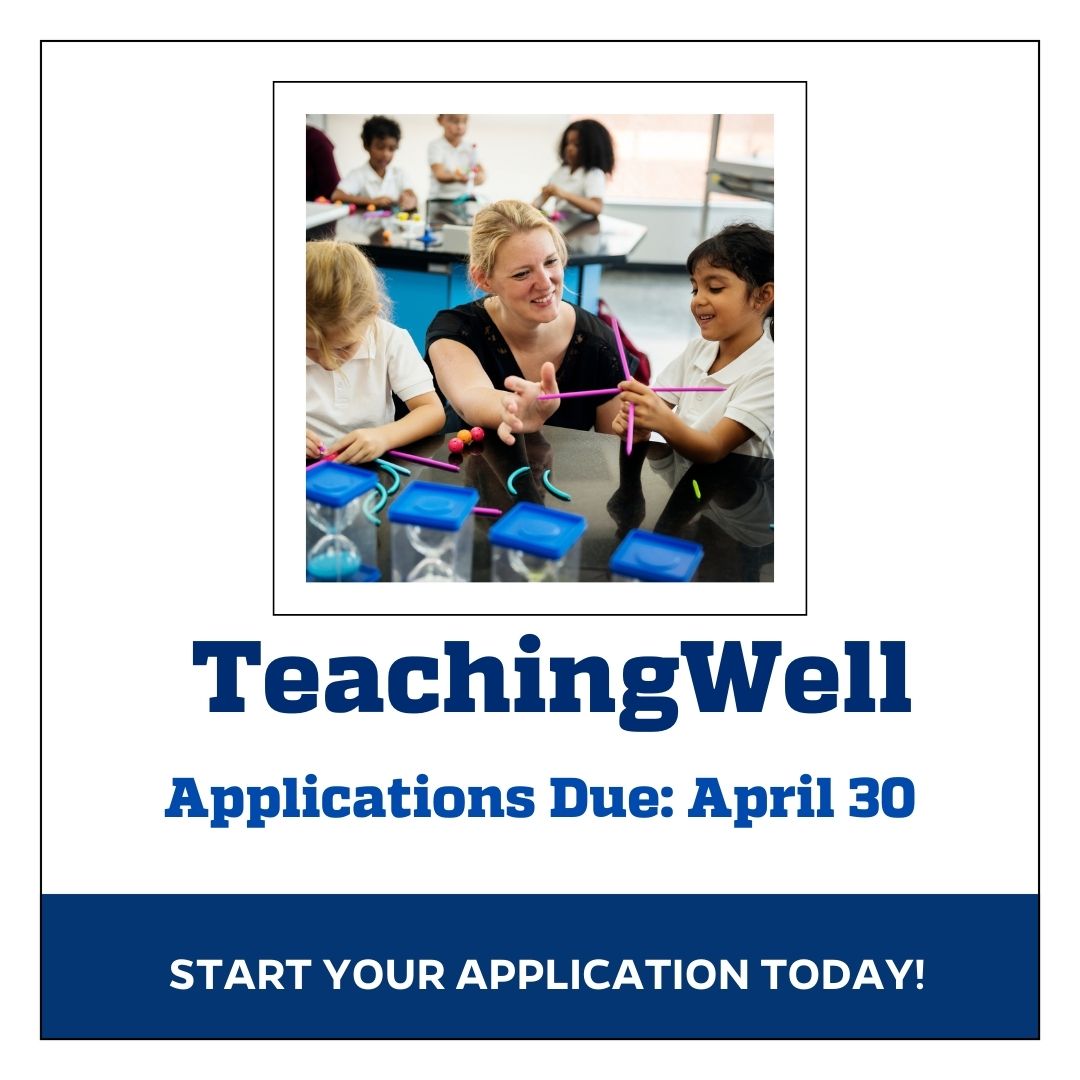 JHUeducation's tweet photo. Ready to step into the world of teaching? TeachingWell has you covered!
Join us tomorrow at 7 p.m. ET to learn about our 1-year master’s residency w/full tuition support, $10K stipend, and four years of coaching. Requires commitment a partner school. https://t.co/2pOnEZgRbN https://t.co/OlUycdDUiF