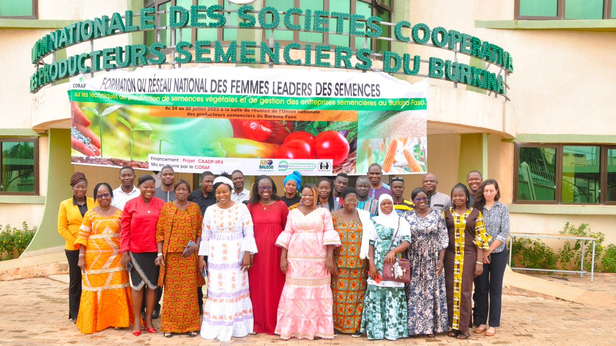 " For the next production cycles, we expect an increase in the quality of our #seeds and yields'', says Salimata from 🇧🇫. "

Discover how <a href="/CORAFNews/">CORAF</a> is empowering #women and #youth in West Africa's seed industry through the #CAADPXP4 initiative.

🔗Read 👉🏾cutt.ly/WwMNseiT