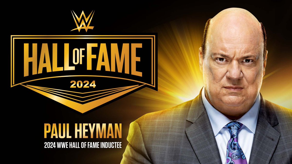 BREAKING: As first reported by @AP, @HeymanHustle will be inducted into the #WWEHOF Class of 2024! FULL DETAILS 👉 wwe.com/shows/wwe-hall…