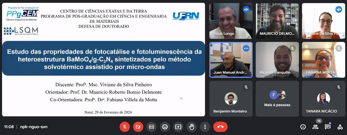 CDMF_comunica's tweet photo. Pesquisadores do CDMF participam de banca de doutorado https://t.co/kmWYQpOnY0 #CDMF #CEPID #FAPESP https://t.co/LNeGKUql9S
