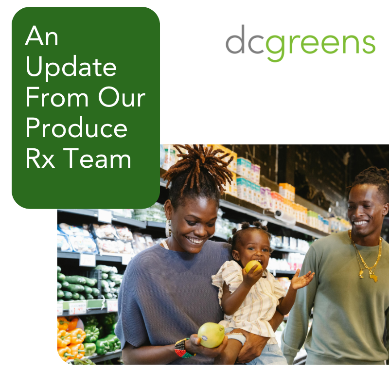 Our #ProduceRx team is pleased to report that in January, participants redeemed 75%+ of the funds distributed to purchase fresh produce at local retailers! And this new program cohort has a 95% retention rate! Great reminders of how crucial #FoodIsMedicine programs are. #DCGreens