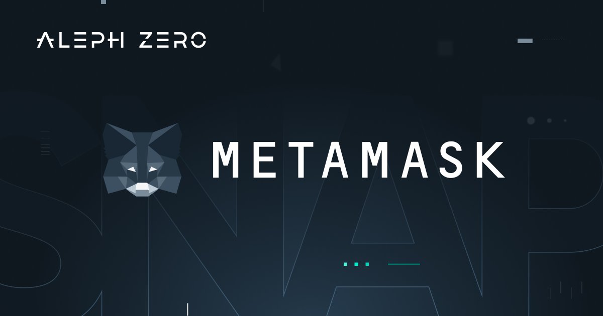 Aleph__Zero's tweet image. 🦊 Aleph Zero is now available in @MetaMask via Snaps!

Aleph Zero Snap has been successfully integrated into one of the most popular wallets in the crypto space, boasting over 21 million users!

Here’s what you can do with it:
🔑 Create and manage your Aleph Zero account within…