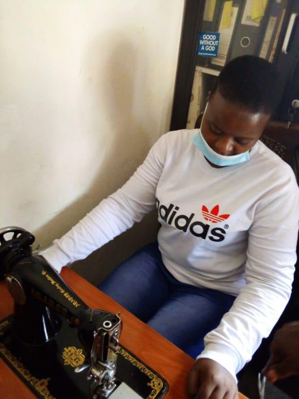 2021 learnt some skills on how to make Handmade bags and re-usable sanitary pads. These bags and pads were always given to community as our contribution. Some girls and women as well got these schools and now  earn a living from them, other girls make their pass <a href="/jomasfoundation/">JOMAS</a>