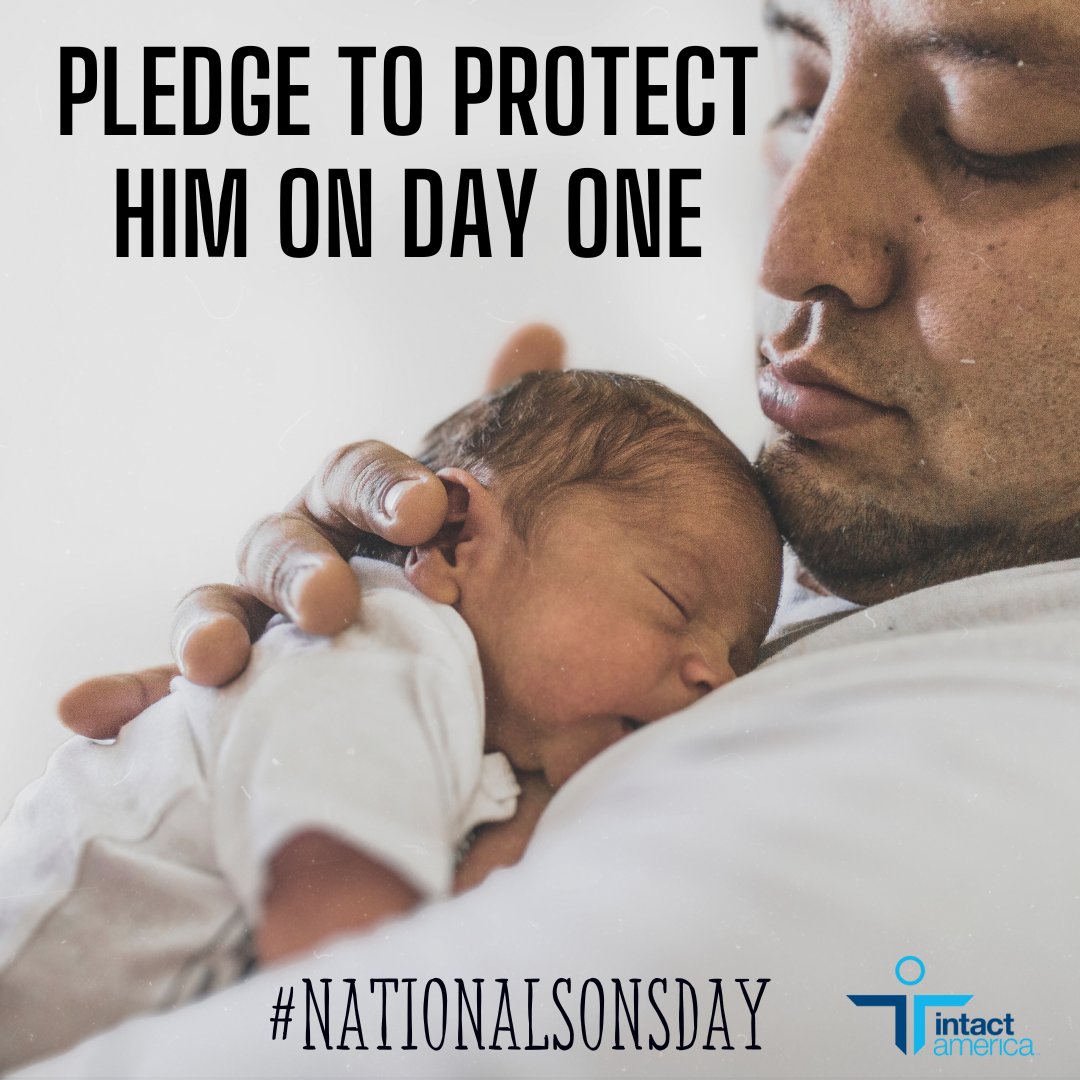 Welcome your son with love, not a knife. #nationalsonsday #circumcision #endcircumcision