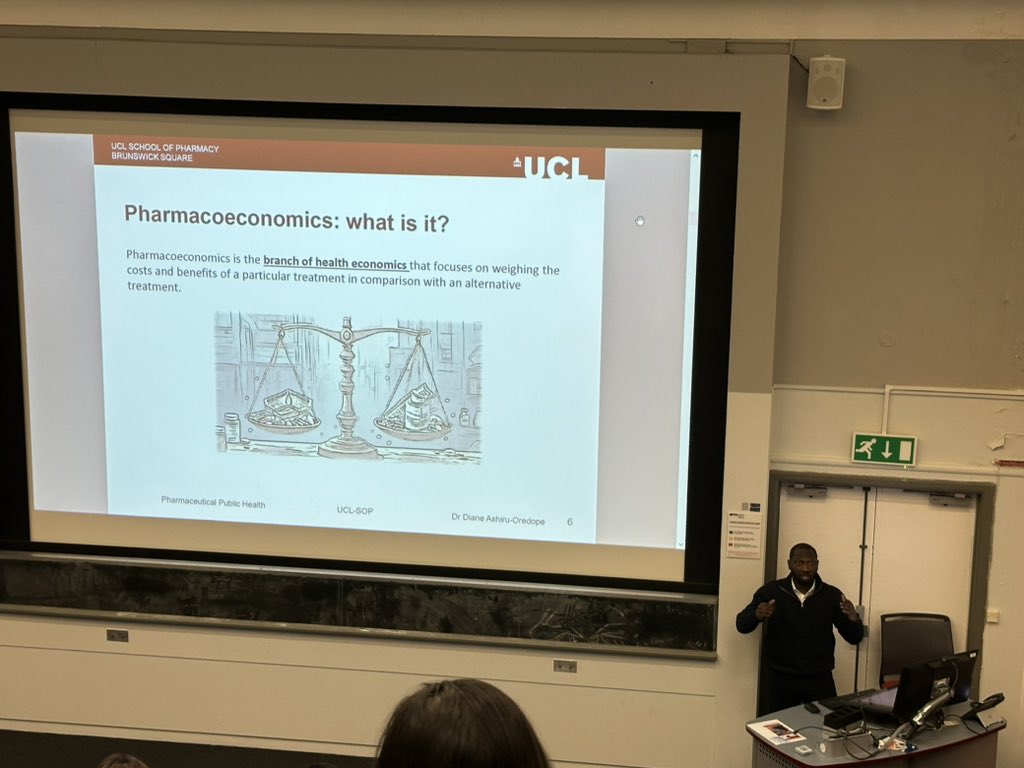 DrDianeAshiru's tweet photo. Great to co-deliver lectures to 4th year MPharm students at @School_Pharmacy  with UKHSA  #CPhOFellows - 2024/25 @Maria89_2 and 2018/19 @OlaoluOloyede1 

Fab to observe the students engaging, asking several topic questions as well as career journey questions. 
#WearePharmacy https://t.co/FPEGOndc9N