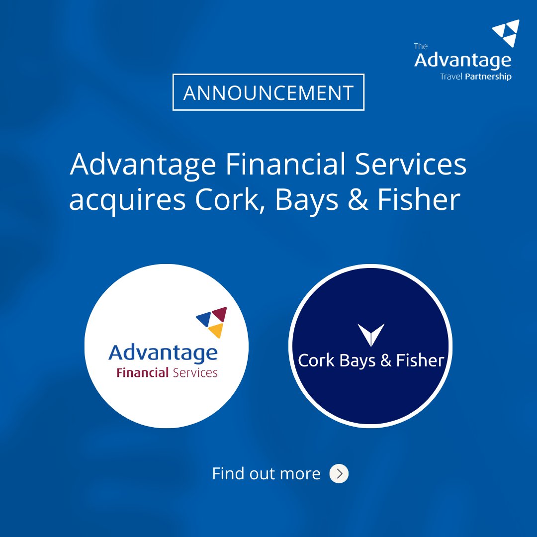 We're thrilled to announce that Advantage Financial Services (AFS) has acquired @CorkBaysFisher (CBF). This acquisition strengthens our presence in the travel sector, enhancing our insurance offerings. Read the press release here > advantagemembers.com/news-listing/a…