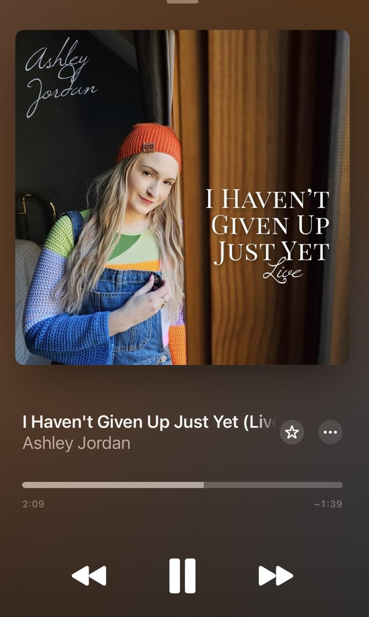 Dedicated to all those who keep going in life, despite the bad news, the let downs, the heartbreak, grief, loss, fear of the unknown &amp; more….you are never alone, this one’s for you: ashleyjordan.hearnow.com/i-havent-given… 🤍 - Ashley Jordan 🎵 
#countrymusic #NewMusicMonday
