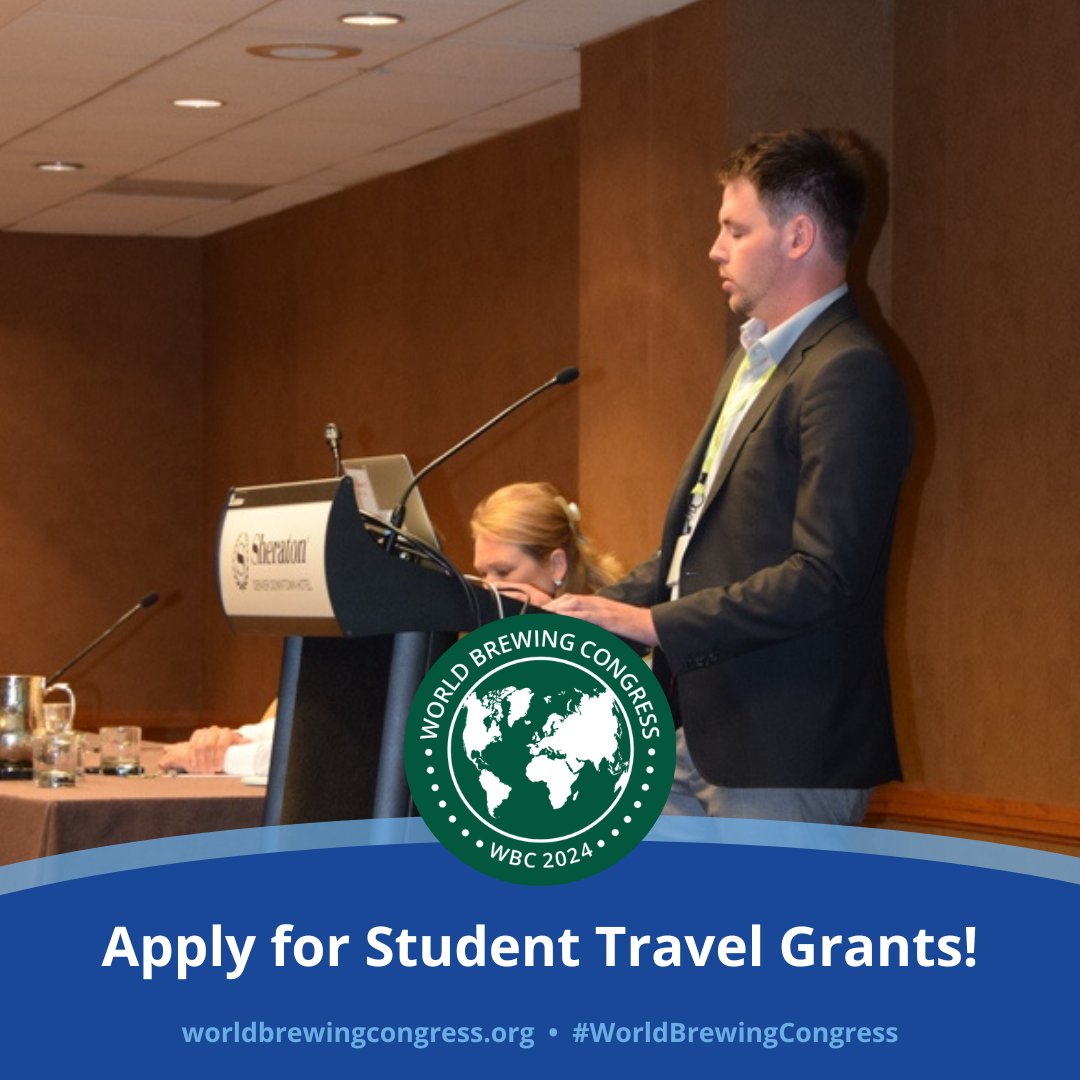 Attention student and post-doc researchers! If you're interested in presenting your scientific work this August in Minneapolis, apply for a grant when you submit your abstract. Don't wait – submit and apply today! 

Learn more: bit.ly/3HI7KSA

#BrewingScience #SubmitNow
