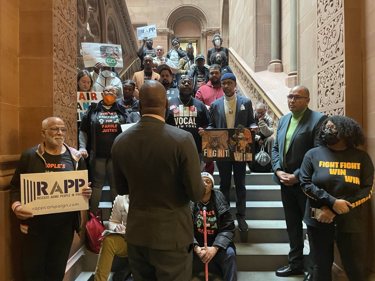 RAPPcampaign's tweet photo. Assembly Member @NYAMCunningham: “Before coming to the Assembly, I worked at CCI. In 7 years, people’s cells begin to change. You’re telling me people themselves can’t change? I’m here with this movement ten toes down.” https://t.co/pvYViVE4i9