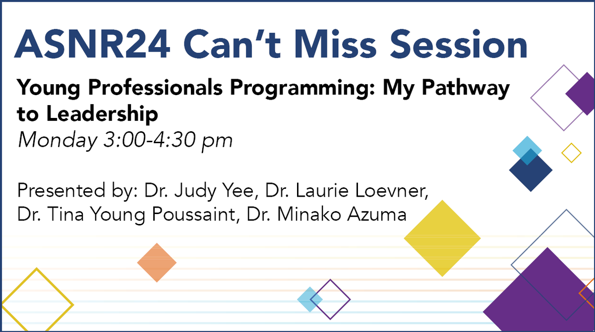 Register for #ASNR24 now! Check out this can't miss session ⬇️ plus the rest of the schedule packed with #Neuroradiology education & research, including a program & activities around Alzheimer & ARIA imaging on Wed. (stay until Thurs. so you don't miss it) ow.ly/O4yQ50QJTH2