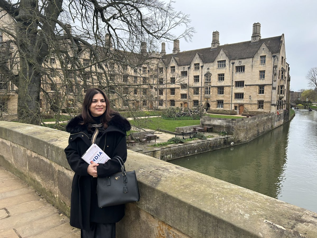 Getting ready for my talk at Kings College, Cambridge shortly , ‘ A Prelude to the World’s Largest Democratic Election ‘