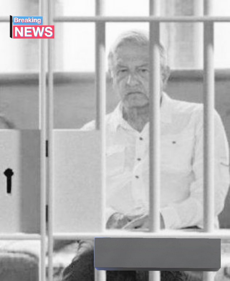 PacoVerastegui's tweet photo. @RealArturoH Este mero, con vista a su futuro cercano... #NarcoPresidenteAMLO12 https://t.co/21kFe5usnb