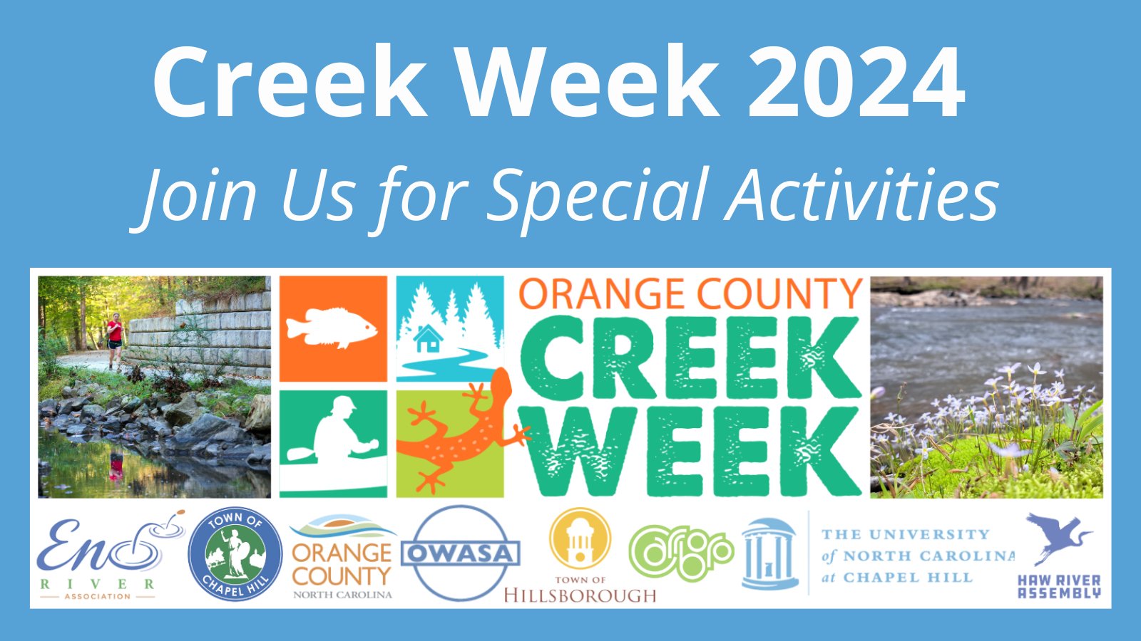 Town of Hillsborough on X: "Save space in your calendar for these fun  outdoor Creek Week events in Hillsborough, and be sure to check out all the  activities offered throughout Orange County.