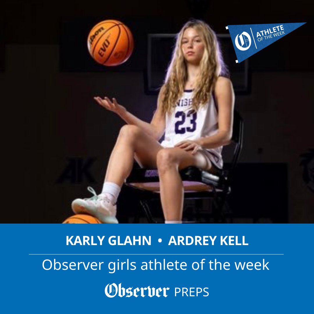 langstonwertzjr's tweet photo. Ardrey Kellβs Karly Glahn is The Charlotte Observer high school girlsβ athlete of the week.
Glahn helped Ardrey Kell (21-5) beat South Mecklenburg 69-58, in the conference semifinals Feb. 21, and then beat Myers Park 53-51, in overtime, in the championship game on Feb. 23.
@GlahnKarly l @AKWBB l @AKSportsInfo
