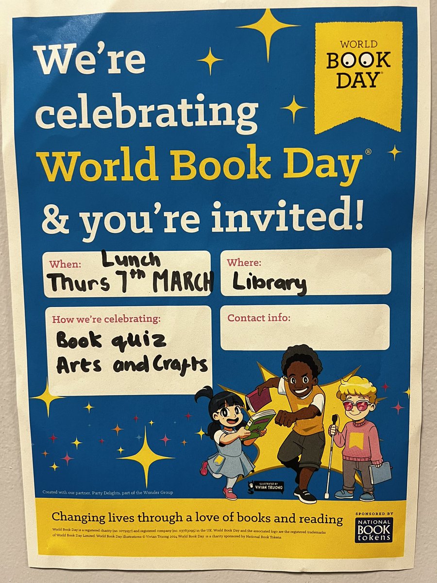 @DHSReadingSchool (@dhsreading) on Twitter photo The Reading Leaders will be hosting a #WorldBookDay event in the library on Thursday 7th March. Open to all S1-S3 pupils. Come along and celebrate with us! 📚 <a href="/DennyHighSchool/">Denny High School</a> The Reading Leaders will be hosting a #WorldBookDay event in the library on Thursday 7th March. Open to all S1-S3 pupils. Come along and celebrate with us! 📚 <a href="/DennyHighSchool/">Denny High School</a>