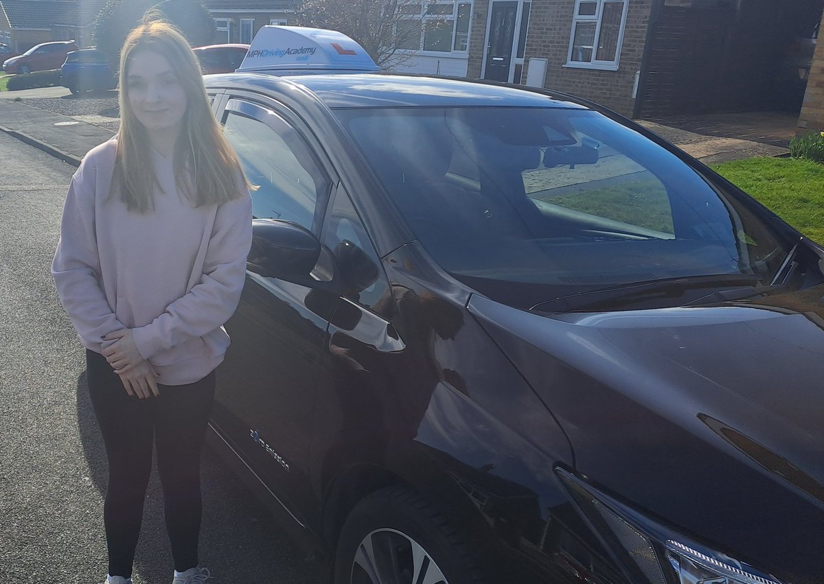 Congratulations Katie! An excellent practical driving test pass today 👏 👌 
Well done and thanks for choosing us for your driving lessons Peterborough 
mphdrivingacademy.co.uk