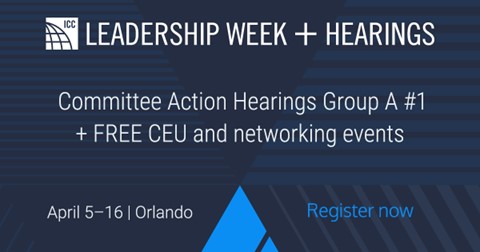 Registration is now open for the @IntlCodeCouncil Leadership Week and Hearings! This is the inaugural year for Leadership Week which will be held in conjunction with the 2024 Committee Action Hearings for Group A Codes. #ICCLeaders24 Learn more here: iccsafe.org/about/news-and…