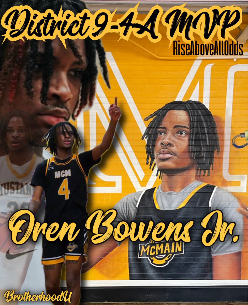 MustangsHoop's tweet image. Oren Bowens Jr 
6’4” Combo Guard 185 lbs 
3.0 gpa c/o24 
High Motor on both end of the ball! 
26.7 ppg 8.7 reb 4.5 assists 
District MVP 
47 points &amp;amp; 21 Rebs in District Championship Game (24 in the 4qt) 
Recruitment wide-open 
@Mal_Mundy @Louisiana_Hoops