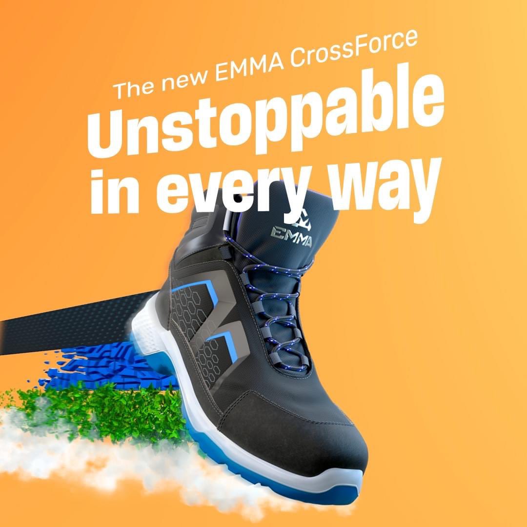 Emma CrossForce Fly High Safety Boots - Unstoppable in every way. Sporty, lightweight & metal free with a NANO carbon top cap. 

𝗡𝗼𝗿𝗺𝗮𝗹 𝗣𝗿𝗶𝗰𝗲 £100.00 | 𝗢𝗽𝗲𝗻𝗶𝗻𝗴 𝗢𝗳𝗳𝗲𝗿 £75.00

snickersuk.com/product/emma-c… 

 #snickersuk #emmafootwear #safetyfootwear  #Mondayvibes