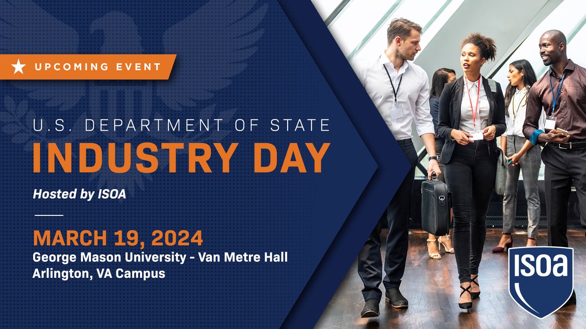 Join us on March 19 at #ISOAState2024 at GMU in Arlington, VA! Representatives from @statedept will give updates on upcoming contract opportunities and meet with companies during Business Matchmaking. Register here before it sells out: stability-operations.org/events/EventDe…
@VirginiaPTAC