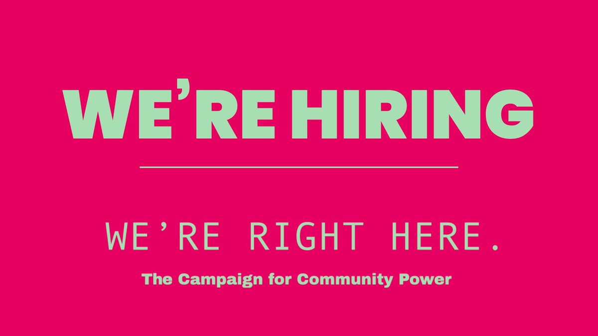 📣 We're hiring (in partnership w/ @localitynews)! 📣 Do you have expertise in policy and public affairs? Are you an effective project manager? Can you help drive forward our campaign? We want to hear from you! Apply right here 👇 locality.org.uk/vacancies/seni…