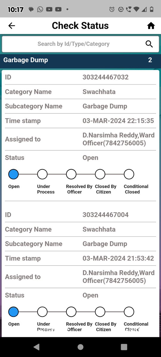 @NewBolarum @amksocialwork @RSReddyMettu1 @dr_manjula1 @MoHUA_India @SwachSurvekshan @swachhbharat @SwachhBharatGov @HardeepSPuri @ZC_Kukatpally1 @KompallyMc @cdmatelangana @GHMCOnline @GadwalvijayaTRS @Director_EVDM @TelanganaCMO @swachhhyd @SECBAD_CANTT @vinay_vangala @ActivistTeja @SrinivasBellam @TSMAUDOnline @MarriRajasekar @CoreenaSuares2 @SCCiWA1 @TOIHyderabad @dprohyd @CommissionrGHMC @Collector_MDL @PMOIndia @DRonaldRose @HiHyderabad @V6News @KTRBRS @Min_SridharBabu @revanth_anumula @toi @eenadulivenews @MeghnaNath @adgpi @IaSouthern @narendramodi @ZC_Kukatpally @ZC_Kukatpally1 my complaint reg same grievance is also closed without cleaning garbage . It's about health of citizens . We are deeply grieved . Take up the case and kindly resolve .