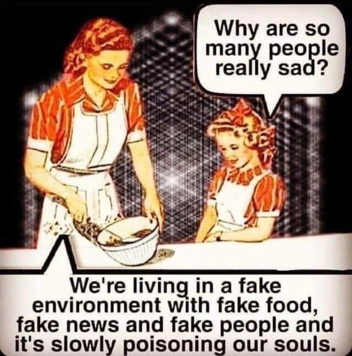 A lot of people are depressed and yet life is so much easier than it was 100 years ago. How is that ?