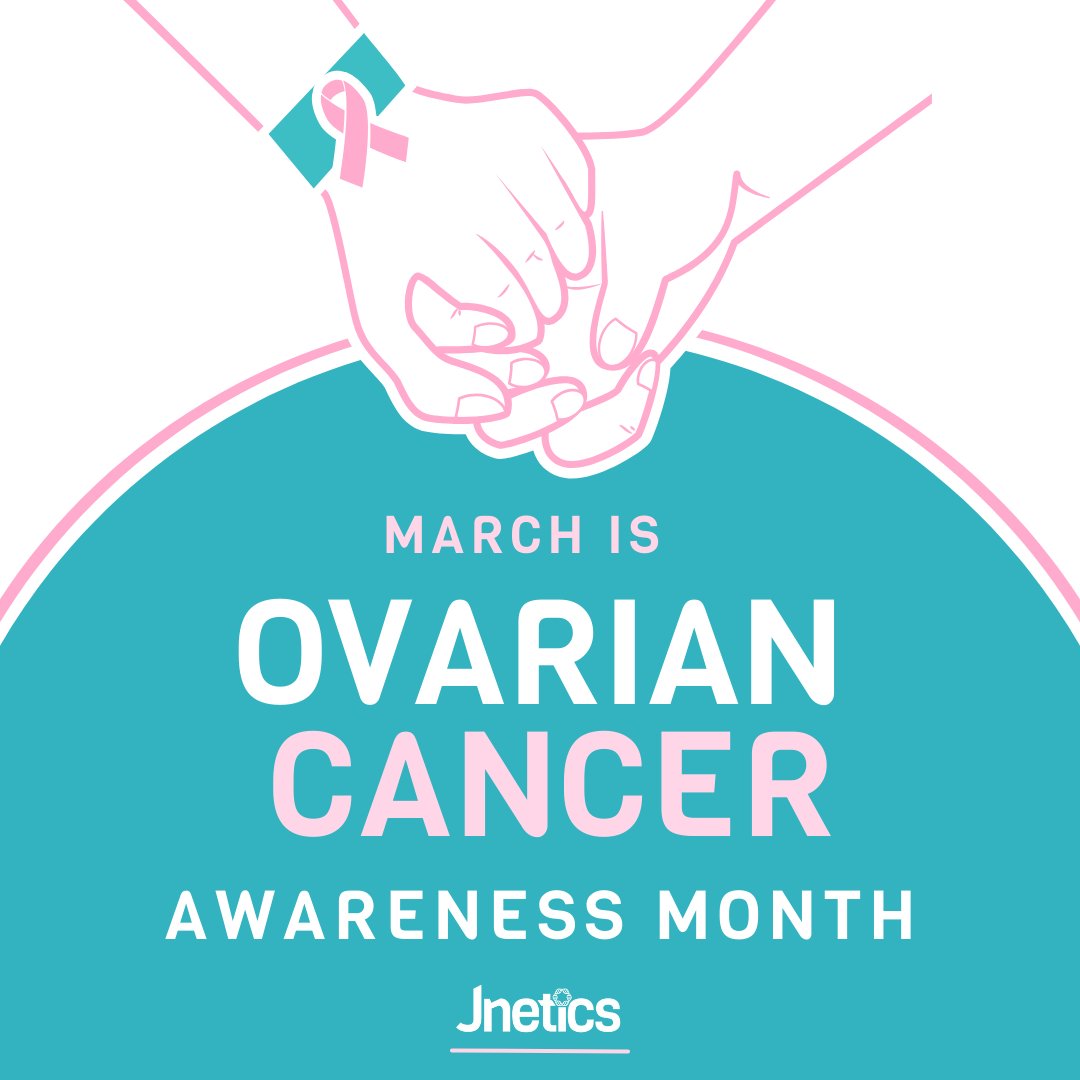 #Didyouknow March is Ovarian Cancer awareness month? Throughout March we will be sharing content all about Ovarian Cancer as #didyouknow Ovarian Cancer is one of the BRCA related cancers? For more info visit jnetics.org/brca/what-is-b…