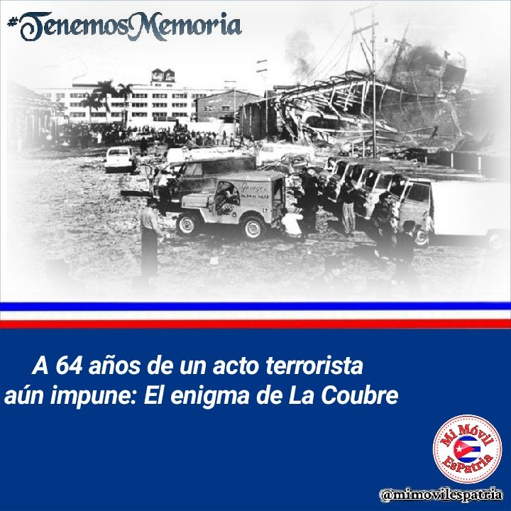 Una de nuestras tristes historias en #Cuba de #EEUUTerrorista

#TenemosMemoria 
#MiMóvilEsPatria